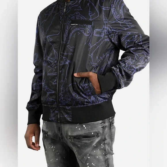 MENS MEMBERS ONLY NICKELODEON BOMBER JACKET Women - Picture 10 of 16